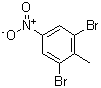 structure of CAS# 110127-07-6, 1,3-Dibromo-2-Methyl-5-Nitrobenzene;1,3-bis(bromanyl)-2-methyl-5-nitro-benzene;2,6-DIBROMO-4-NITROTOLUENE;ZINC02517088