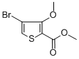 structure of CAS# 110545-67-0, 4-Bromo-3-Methoxy-2-Thiophenecarboxylic Acid Methyl Ester;Methyl 4-Bromo-3-Methoxythiophene-2-Carboxylate 98%;METHYL 4-BROMO-3-METHOXYTHIOPHENE-2-CARBOXYLATE;4-Bromo-3-Methoxy-2-(Methoxycarbonyl)Thiophene
