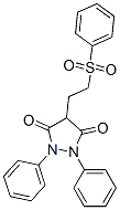 CAS#: 1106-50-9， 1,2-Di(Phenyl)-4-(2-Phenylsulfonylethyl)Pyrazolidine-3,5-Dione