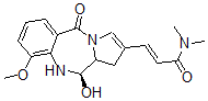 CAS#: 110652-73-8， (E)-3-[(6R)-6-Hydroxy-4-Methoxy-11-Oxo-5,6,6a,7-Tetrahydropyrrolo[5,1-c][1,4]Benzodiazepin-8-Yl]-N,N-Dimethylprop-2-Enamide