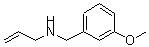 CAS#: 110841-68-4， N-(3-Methoxybenzyl)-2-Propen-1-Amine