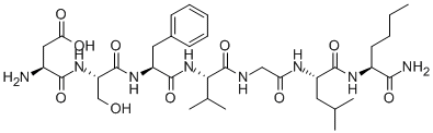 CAS#: 110863-33-7， (3S)-3-Amino-4-[[(2S)-1-[[(2S)-1-[[(2S)-1-[[2-[[(2S)-1-[[(2S)-1-Amino-1-Oxohexan-2-Yl]Amino]-4-Methyl-1-Oxopentan-2-Yl]Amino]-2-Oxoethyl]Amino]-3-Methyl-1-Oxobutan-2-Yl]Amino]-1-Oxo-3-Phenylpropan-2-Yl]Amino]-3-Hydroxy-1-Oxopropan-2-Yl]Amino]-4-Oxobutanoic Acid