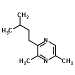 CAS#: 111150-30-2， 3,5-Dimethyl-2-(3-Methylbutyl)Pyrazine