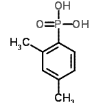 structure of CAS# 111192-85-9, (2,4-Dimethylphenyl)Phosphonic Acid;(2,4-DIMETHYL-PHENYL)-PHOSPHONICACID
