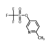 structure of CAS# 111770-91-3, 6-Methyl-3-Pyridinyl Trifluoromethanesulfonate;2-METHYL-5-PYRIDINETRIFLUOROMETHANESULF;2-Methyl-5-pyridinetrifluoromethanesulfonate;2-Methyl-5-pyridyl triflate