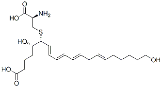 CAS#: 111844-33-8， (5S,6R,7E,9E,11Z,14Z)-6-[(2R)-2-Amino-3-Hydroxy-3-Oxopropyl]Sulfanyl-5,20-Dihydroxyicosa-7,9,11,14-Tetraenoic Acid