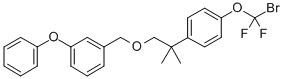 structure of CAS# 111872-58-3, Halfenprox;1-(Bromo-Difluoro-Methoxy)-4-[1,1-Dimethyl-2-[[3-(Phenoxy)Phenyl]Methoxy]Ethyl]Benzene;1-(Bromo-Difluoromethoxy)-4-[1,1-Dimethyl-2-[[3-(Phenoxy)Phenyl]Methoxy]Ethyl]Benzene;1-(Bromo-Difluoro-Methoxy)-4-[1,1-Dimethyl-2-[3-(Phenoxy)Benzyl]Oxy-Ethyl]Benzene