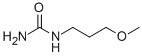 structure of CAS# 1119-61-5, N-(3-Methoxypropyl)urea;Zinc02580717