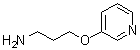CAS#: 112086-55-2， 3-(3-Pyridinyloxy)-1-Propanamine