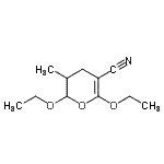 CAS#: 112147-93-0， 2,6-Diethoxy-3-Methyl-3,4-Dihydro-2H-Pyran-5-Carbonitrile