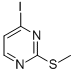 结构式 CAS# 1122-74-3, 4-碘-2-(甲硫基)-嘧啶
