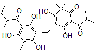 CAS#: 112663-68-0， 3,5-Dihydroxy-6,6-Dimethyl-2-(2-Methylpropanoyl)-4-[[2,4,6-Trihydroxy-3-Methyl-5-(2-Methylbutanoyl)Phenyl]Methyl]Cyclohexa-2,4-Dien-1-One