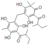 CAS#: 112663-70-4， 3,5-Dihydroxy-6,6-Dimethyl-2-(2-Methylbutanoyl)-4-[[2,4,6-Trihydroxy-3-Methyl-5-(2-Methylbutanoyl)Phenyl]Methyl]Cyclohexa-2,4-Dien-1-One