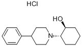 结构式 CAS# 112709-60-1, (1S,2S)-2-(4-苯基哌啶-1-基)环己烷-1-醇