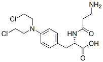 CAS#: 112710-37-9， (2S)-2-(3-Aminopropanoylamino)-3-[4-[Bis(2-Chloroethyl)Amino]Phenyl]Propanoic Acid