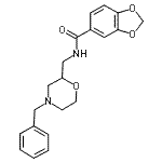 CAS#: 112885-38-8， N-[(4-Benzyl-2-Morpholinyl)Methyl]-1,3-Benzodioxole-5-Carboxamide
