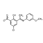 CAS#: 112932-71-5， 4-Chloro-2-[(1E)-N-(3-Methoxyphenyl)Ethanimidoyl]-6-Nitrophenol