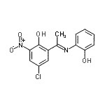 CAS#: 112932-76-0， 4-Chloro-2-[(1E)-N-(2-Hydroxyphenyl)Ethanimidoyl]-6-Nitrophenol
