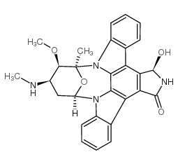 结构式 CAS# 112953-11-4, 7-羟基十字孢碱