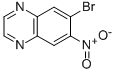 structure of CAS# 113269-09-3, 6-Bromo-7-Nitro-Quinoxaline;6-Bromo-7-Nitro-Quinoxaline;Zinc00155714;St5307336