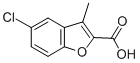 structure of CAS# 1134-00-5, 5-Chloro-3-Methyl-2-Benzofurancarboxylicacid;5-Chloro-3-Methyl-Benzofuran-2-Carboxylate;5-Chloro-3-Methyl-2-Benzofurancarboxylate;Zinc04206072