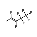 structure of CAS# 113612-30-9, (1Z)-1,2,3,3,4,4,4-Heptafluoro-1-Iodo-1-Butene;1-Iodoheptafluorobut-1-ene;1-Iodoheptaluorobut-1-ene, >97%;Heptafluoro-1-iodobut-1-ene