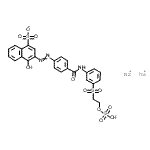 CAS#: 113833-54-8， 4-Hydroxy-3-[2-[4-[[[3-[[2-(Sulfooxy)Ethyl]Sulfonyl]Phenyl]Amino]Carbonyl]Phenyl]Diazenyl]-1-Naphthalenesulfonate Sodium Salt (1:2)