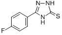 structure of CAS# 114058-91-2, 5-(4-Fluorophenyl)-4H-1,2,4-Triazole-3-Thiol;Brn 6647633;2,4-Dihydro-5-(4-Fluorophenyl)-3H-1,2,4-Triazole-3-Thione;3H-1,2,4-Triazole-3-Thione, 2,4-Dihydro-5-(4-Fluorophenyl)-