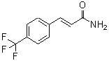 structure of CAS# 115093-99-7, 4-(Trifluoromethyl)Cinnamamide;4-(Trifluoromethyl)Cinnamamide 98%;4-(Trifluoromethyl)Cinnamamide98%;4-(TRIFLUOROMETHYL)CINNAMAMIDE