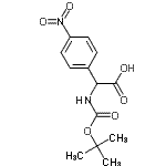 CAS#: 115116-80-8， ({[(2-Methyl-2-Propanyl)Oxy]Carbonyl}Amino)(4-Nitrophenyl)Acetic Acid