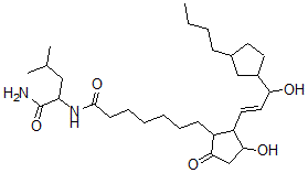 CAS#: 115288-30-7， 16,18-Ethano-20-Ethyl-6-Oxoprostaglandin E1 Leucinamide