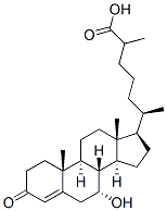 CAS#: 115538-85-7， (7alpha)-7-Hydroxy-3-Oxo-Cholest-4-En-26-Oic Acid