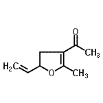 CAS#: 115580-34-2， 1-(2-Methyl-5-Vinyl-4,5-Dihydro-3-Furanyl)Ethanone