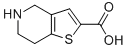 structure of CAS# 116118-98-0, 4,5,6,7-Tetrahydrothieno[3,2-c]Pyridine-2-Carboxylic Acid;Thieno[3,2-C]Pyridine-2-Carboxylic Acid, 4,5,6,7-Tetrahydro-;4,5,6,7-Tetrahydrothieno[3,2-C]Pyridine-2-Carboxylic Acid