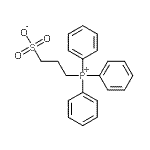 structure of CAS# 116154-22-4, 3-(Triphenylphosphonio)-1-Propanesulfonate;3-(Triphenylphosphonio)propane-1-sulfonate;53166_FLUKA