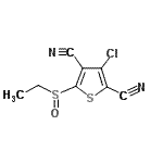 CAS#: 116170-30-0， 3-Chloro-5-Ethylsulfinyl-Thiophene-2,4-Dicarbonitrile