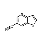 structure of CAS# 116538-95-5, Thieno[3,2-b]Pyridine-6-Carbonitrile;Thieno[3,2-b]pyridine-6-carbonitrile