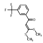 CAS#: 116609-88-2， 3,3-Bis(Methylsulfanyl)-1-[3-(Trifluoromethyl)Phenyl]Prop-2-En-1-One