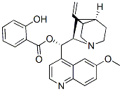 structure of CAS# 117-72-6, (8alpha,9R)-6-Methoxy-cinchonan-9-ol compd. with 2-carboxyphenyl-2-hydroxybenzoate (1:2);3-(2-Carboxyphenyl)-2-Hydroxy-Benzoic Acid;(6-Methoxy-4-Quinolyl)-(5-Vinylquinuclidin-2-Yl)Methanol;3-(2-Carboxyphenyl)-2-Hydroxybenzoic Acid;(6-Methoxy-4-Quinolyl)-(5-Vinyl-2-Quinuclidinyl)Methanol;3-(2-Carboxyphenyl)-2-Hydroxy-Benzoic Acid;(5-Ethenyl-1-Azabicyclo[2.2.2]Octan-7-Yl)-(6-Methoxyquinolin-4-Yl)Methanol