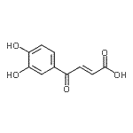 CAS 登录号：117379-76-7， (2E)-4-(3,4-二羟基苯基)-4-氧代-2-丁烯酸