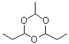 structure of CAS# 117888-04-7, 2,4-Diethyl-6-Methyl-1,3,5-Trioxane
