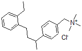 CAS#: 117925-32-3， [4-[4-(2-Ethylphenyl)butan-2-yl]phenyl]methyl-trimethyl-azanium chloride