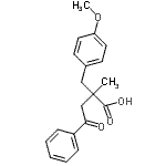 CAS#: 118024-43-4， 2-(4-Methoxybenzyl)-2-Methyl-4-Oxo-4-Phenylbutanoic Acid