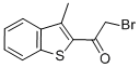 structure of CAS# 118337-33-0, 2-Bromo-1-(3-Methylbenzo[b]Thien-2-Yl)-Ethanone;2-Bromo-1-(3-Methylbenzothiophen-2-Yl)Ethanone;2-Bromo-1-(3-Methyl-2-Benzothiophenyl)Ethanone;Mwp 00181