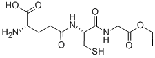 结构式 CAS# 118421-50-4, (2S)-2-氨基-5-[[(2R)-1-[(2-乙氧基-2-氧代乙基)氨基]-1-氧代-3-巯基丙-2-基]氨基]-5-氧代戊酸