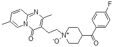 CAS#: 118435-02-2， 3-[2-[4-(4-Fluorobenzoyl)-1-Oxidopiperidin-1-Ium-1-Yl]Ethyl]-2,7-Dimethylpyrido[2,1-b]Pyrimidin-4-One