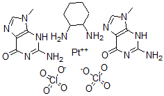CAS#: 118574-84-8， Cyclohexyldiamine-9-Methylguanine Platinum IV  diperchlorate