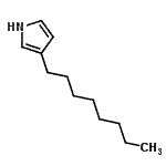 structure of CAS# 118799-18-1, 3-Octyl-1H-Pyrrole;3-n-Octylpyrrole