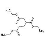 结构式 CAS# 1188-35-8, 三乙基1,2,4-丁烷三羧酸酯