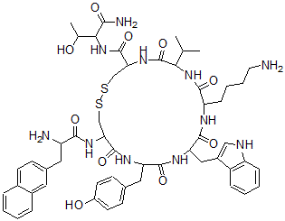 CAS#: 118992-92-0， Lanreotide